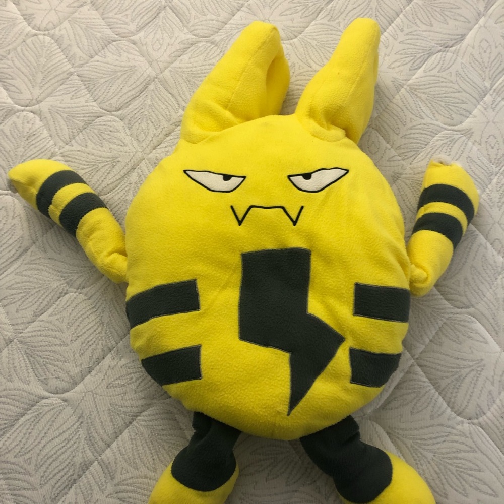 Vintage rare Pokémon Elekid plush